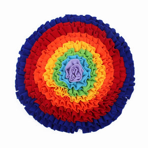 Pet Dog Snuffle Mat Nose Smell Training Sniffing Pad Dog Puzzle Toy Slow Feeding Bowl Food Dispenser Carpet Washable Dog Toys