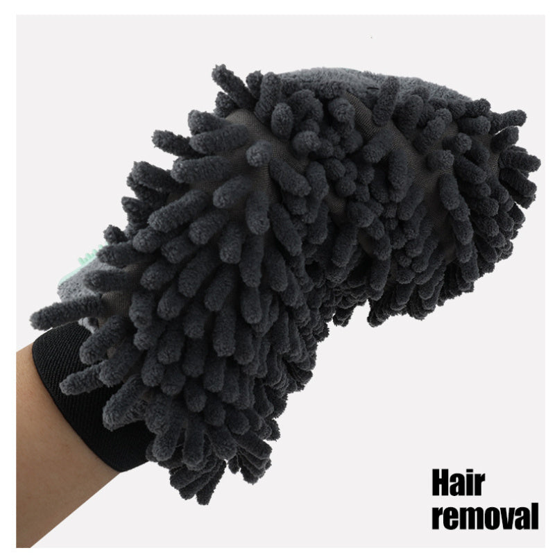 Pet Bathing Brush 2-in-1 Grooming Glove Elegant Dog Brushing