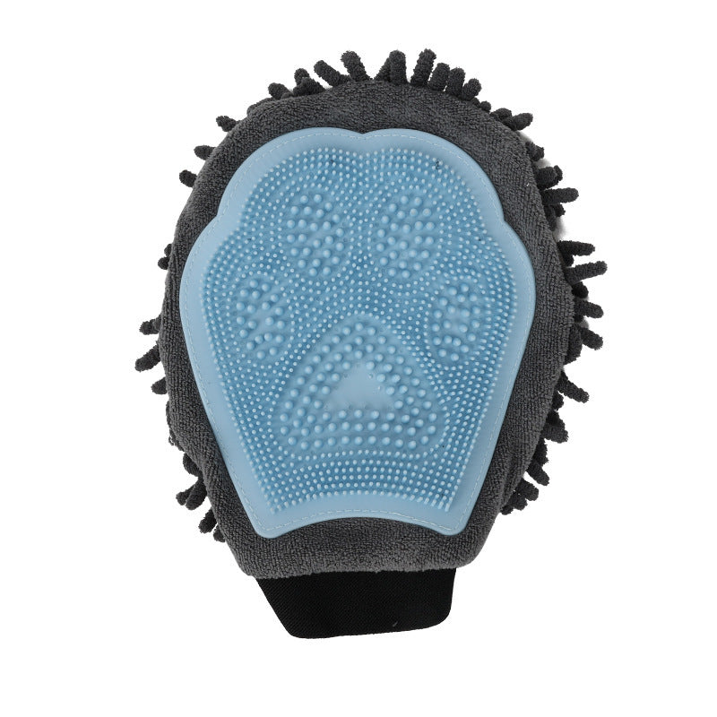 Pet Bathing Brush 2-in-1 Grooming Glove Elegant Dog Brushing